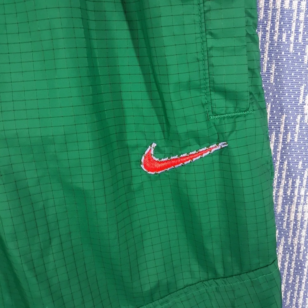 Nike Jogger Pants Womens XL Green Tapered Leg Cargo Pockets